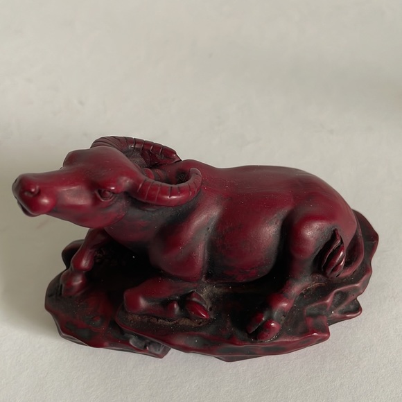 Red Resin Chinese New Year Zodiac Figures - Picture 4 of 10